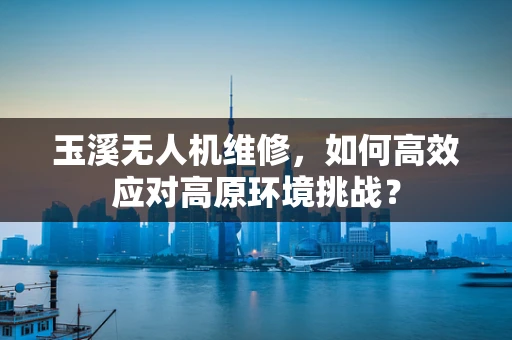 玉溪无人机维修，如何高效应对高原环境挑战？