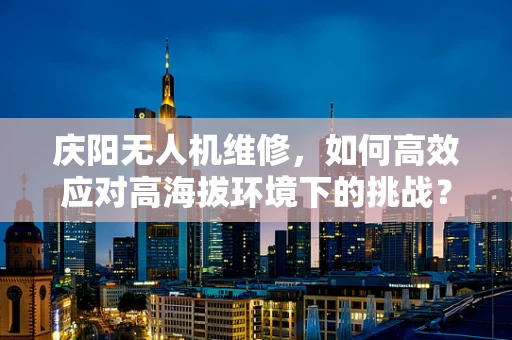庆阳无人机维修，如何高效应对高海拔环境下的挑战？