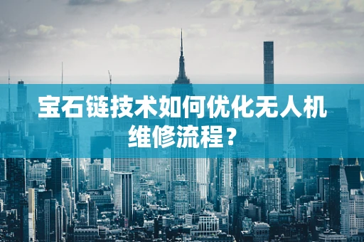 宝石链技术如何优化无人机维修流程？