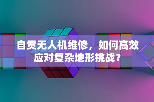 自贡无人机维修，如何高效应对复杂地形挑战？