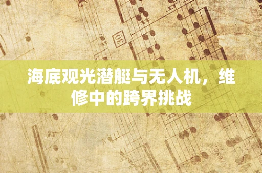 海底观光潜艇与无人机，维修中的跨界挑战