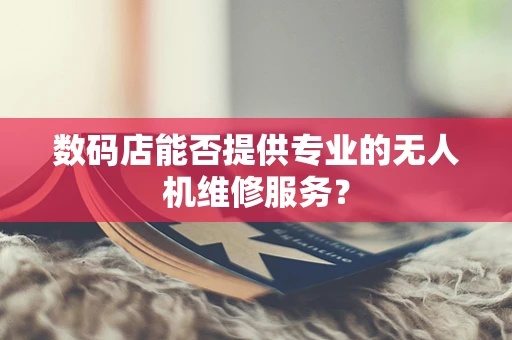 数码店能否提供专业的无人机维修服务？