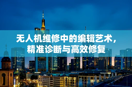 无人机维修中的编辑艺术，精准诊断与高效修复