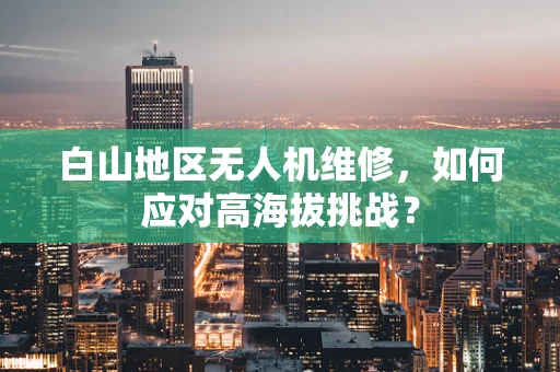 白山地区无人机维修，如何应对高海拔挑战？