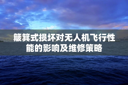簸箕式损坏对无人机飞行性能的影响及维修策略