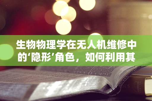 生物物理学在无人机维修中的‘隐形’角色，如何利用其原理优化维护策略？