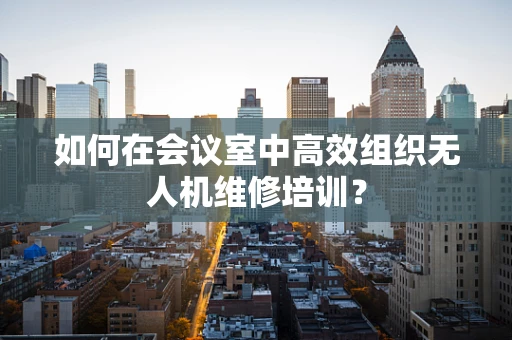 如何在会议室中高效组织无人机维修培训？