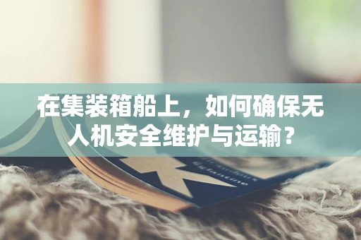 在集装箱船上，如何确保无人机安全维护与运输？