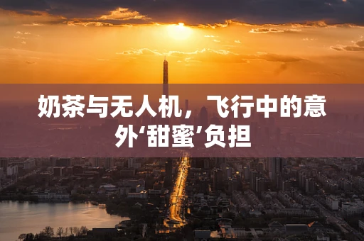 奶茶与无人机，飞行中的意外‘甜蜜’负担