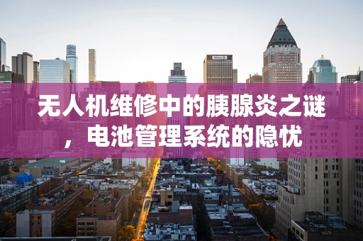 无人机维修中的胰腺炎之谜，电池管理系统的隐忧