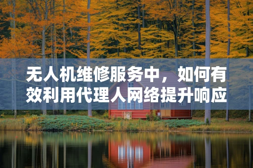 无人机维修服务中，如何有效利用代理人网络提升响应速度与效率？