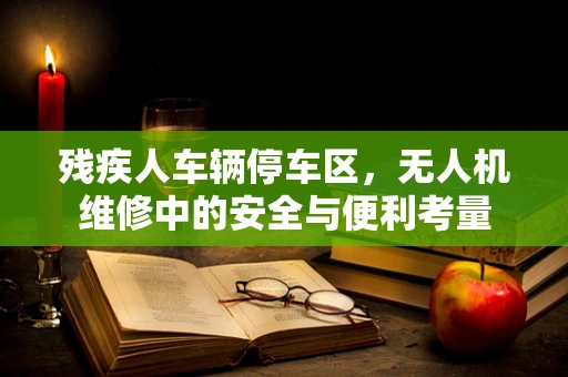 残疾人车辆停车区，无人机维修中的安全与便利考量