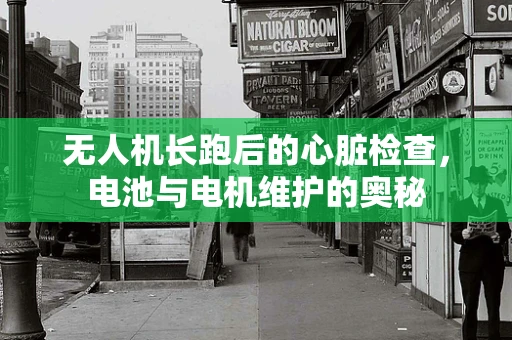 无人机长跑后的心脏检查，电池与电机维护的奥秘