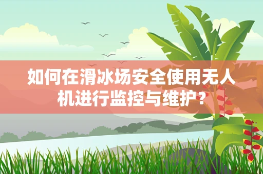如何在滑冰场安全使用无人机进行监控与维护？
