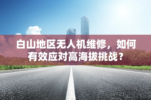 白山地区无人机维修，如何有效应对高海拔挑战？