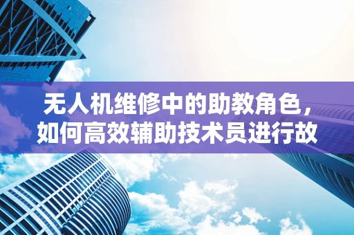 无人机维修中的助教角色，如何高效辅助技术员进行故障诊断？