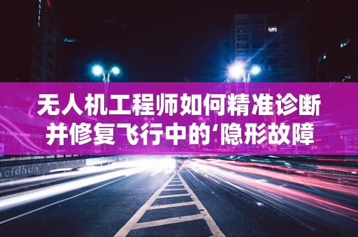 无人机工程师如何精准诊断并修复飞行中的‘隐形故障’？