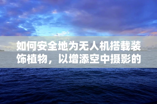 如何安全地为无人机搭载装饰植物，以增添空中摄影的绿色魅力？