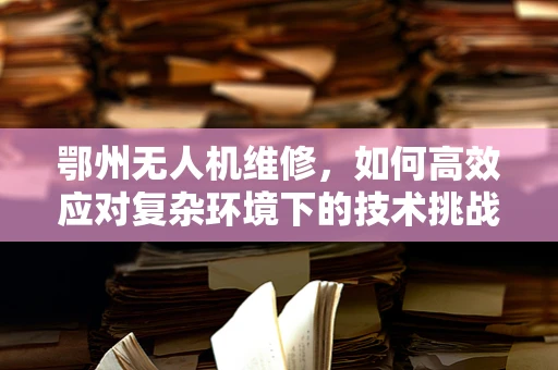 鄂州无人机维修，如何高效应对复杂环境下的技术挑战？