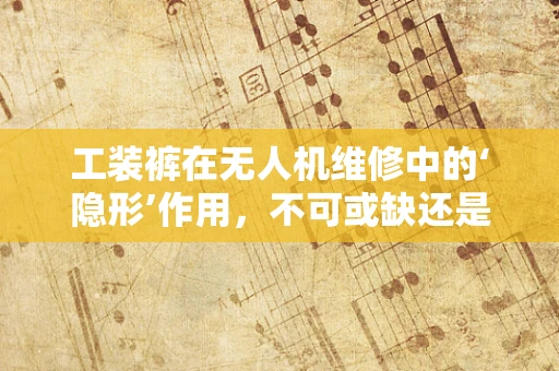工装裤在无人机维修中的‘隐形’作用，不可或缺还是过度包装？