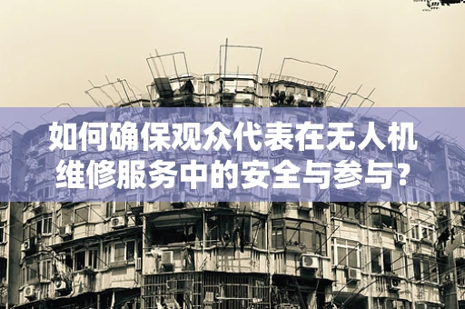 如何确保观众代表在无人机维修服务中的安全与参与？