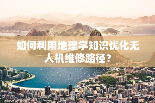 如何利用地理学知识优化无人机维修路径？