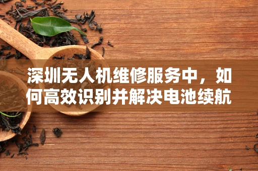 深圳无人机维修服务中，如何高效识别并解决电池续航问题？