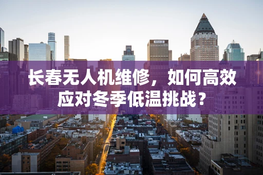 长春无人机维修，如何高效应对冬季低温挑战？