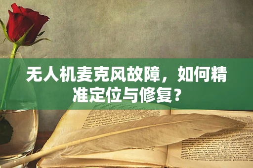 无人机麦克风故障，如何精准定位与修复？
