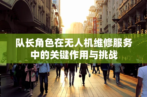 队长角色在无人机维修服务中的关键作用与挑战