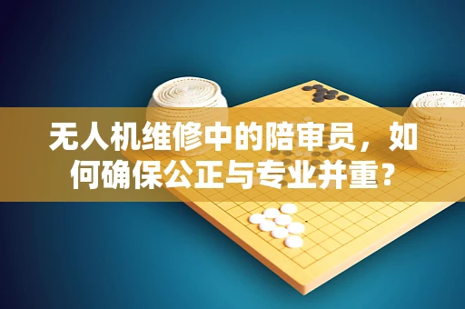 无人机维修中的陪审员，如何确保公正与专业并重？