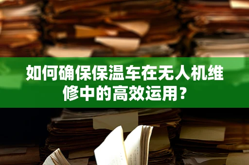 如何确保保温车在无人机维修中的高效运用？
