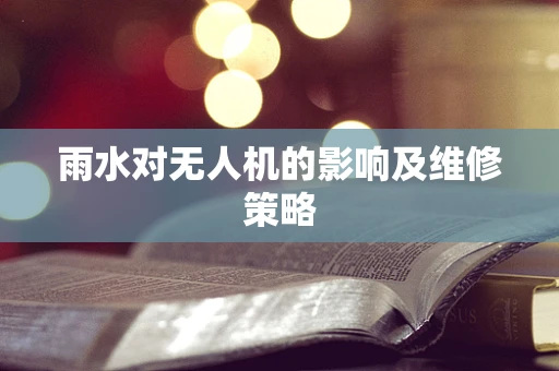 雨水对无人机的影响及维修策略