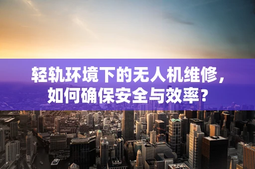 轻轨环境下的无人机维修，如何确保安全与效率？