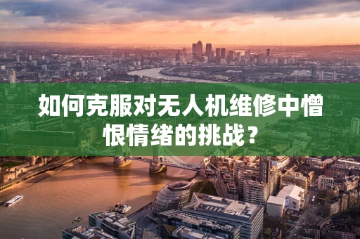 如何克服对无人机维修中憎恨情绪的挑战？