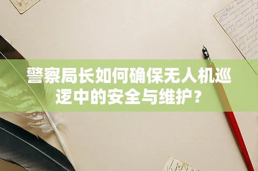 警察局长如何确保无人机巡逻中的安全与维护？