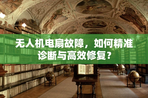 无人机电扇故障，如何精准诊断与高效修复？