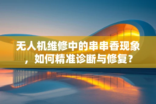 无人机维修中的串串香现象，如何精准诊断与修复？