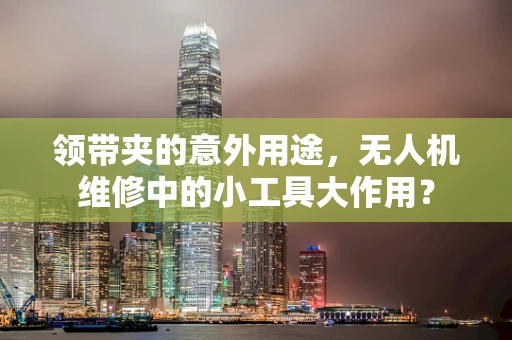 领带夹的意外用途，无人机维修中的小工具大作用？