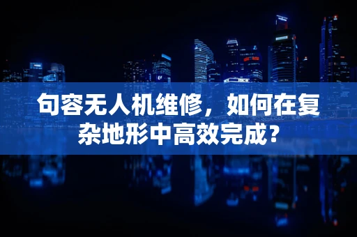 句容无人机维修，如何在复杂地形中高效完成？
