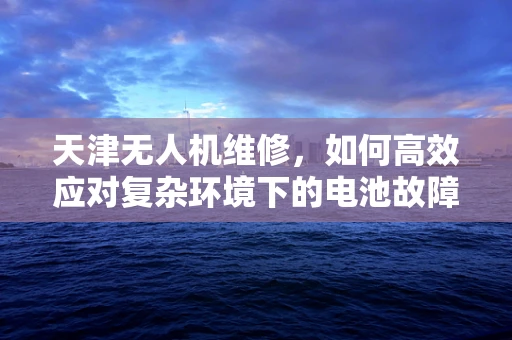 天津无人机维修，如何高效应对复杂环境下的电池故障？