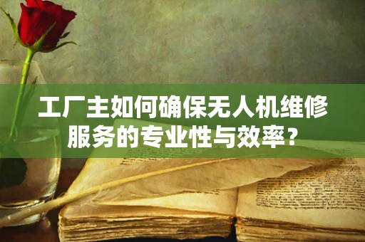 工厂主如何确保无人机维修服务的专业性与效率？