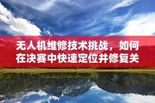 无人机维修技术挑战，如何在决赛中快速定位并修复关键故障？