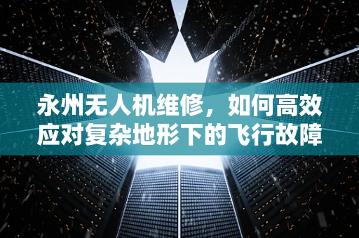 永州无人机维修，如何高效应对复杂地形下的飞行故障？