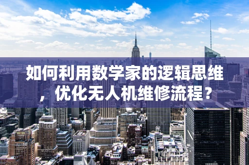 如何利用数学家的逻辑思维，优化无人机维修流程？