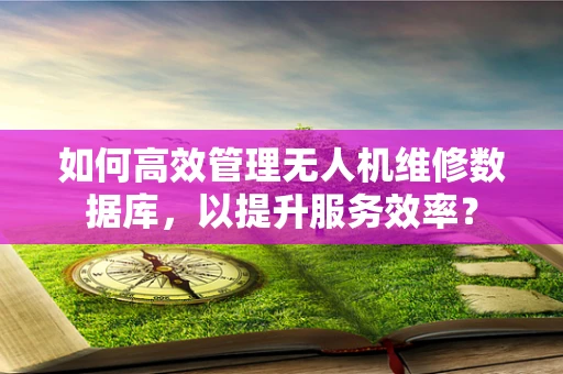 如何高效管理无人机维修数据库，以提升服务效率？