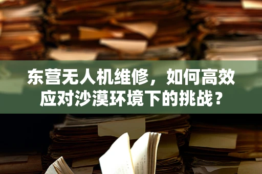 东营无人机维修，如何高效应对沙漠环境下的挑战？