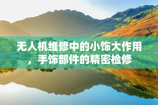 无人机维修中的小饰大作用，手饰部件的精密检修