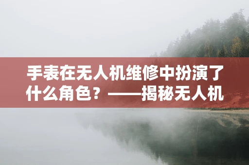 手表在无人机维修中扮演了什么角色？——揭秘无人机维修的微妙细节