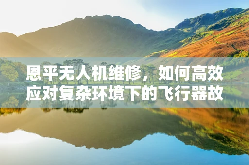 恩平无人机维修，如何高效应对复杂环境下的飞行器故障？
